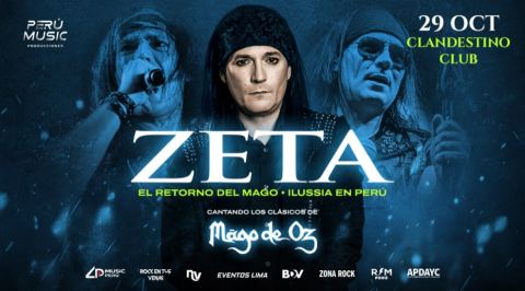 Poster: ZETA EN AREQUIPA, Clandestino Disco, Oct 29