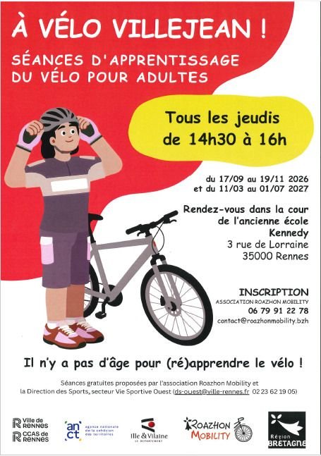 Affiche : A vélo Villejean