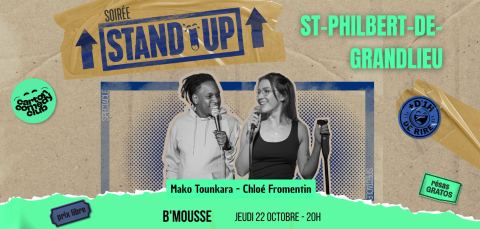 Poster: Carton Comedy Club @ B'Mousse (Saint-Philbert-de-Grand-Lieu - 44), B'Mousse, Nov 19