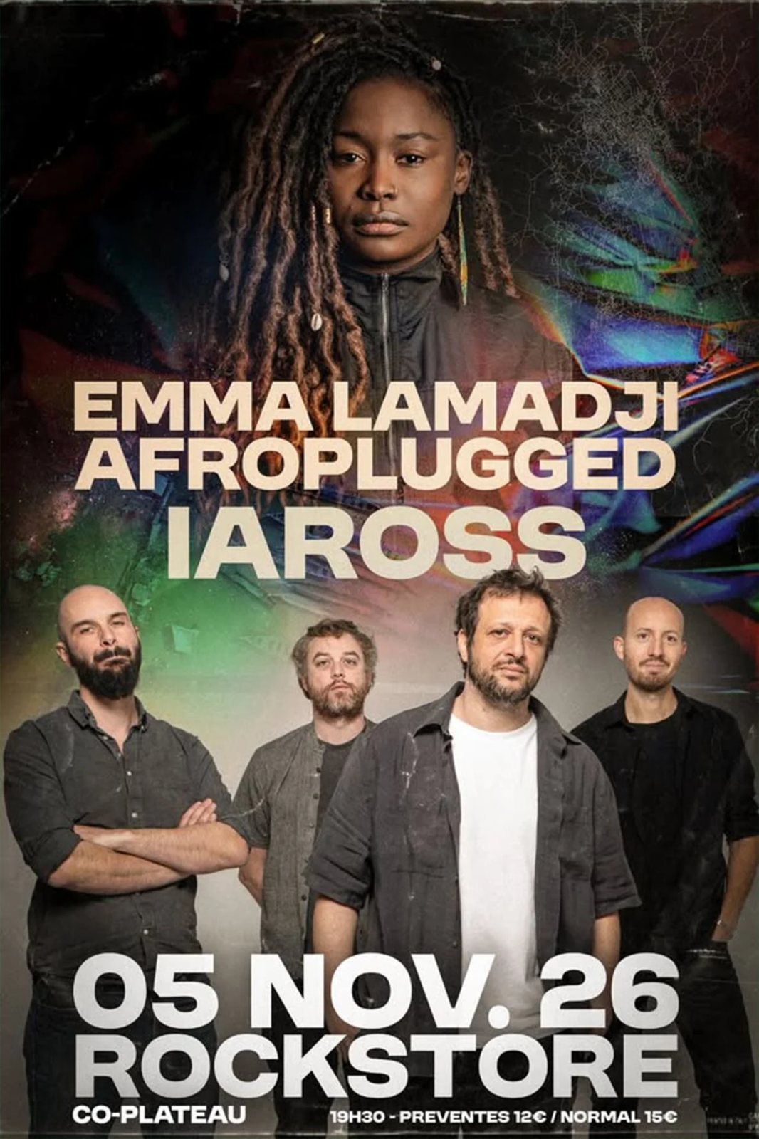 Affiche : iAROSS + EMMA LAMADJI : AFROPLUGGED