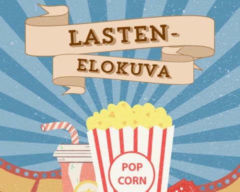 Juliste: Lasten elokuva, Ison Omenan kirjasto, 15.8.