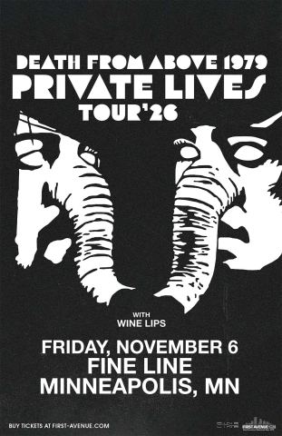 Poster: Death From Above 1979, Fine Line, Nov 6