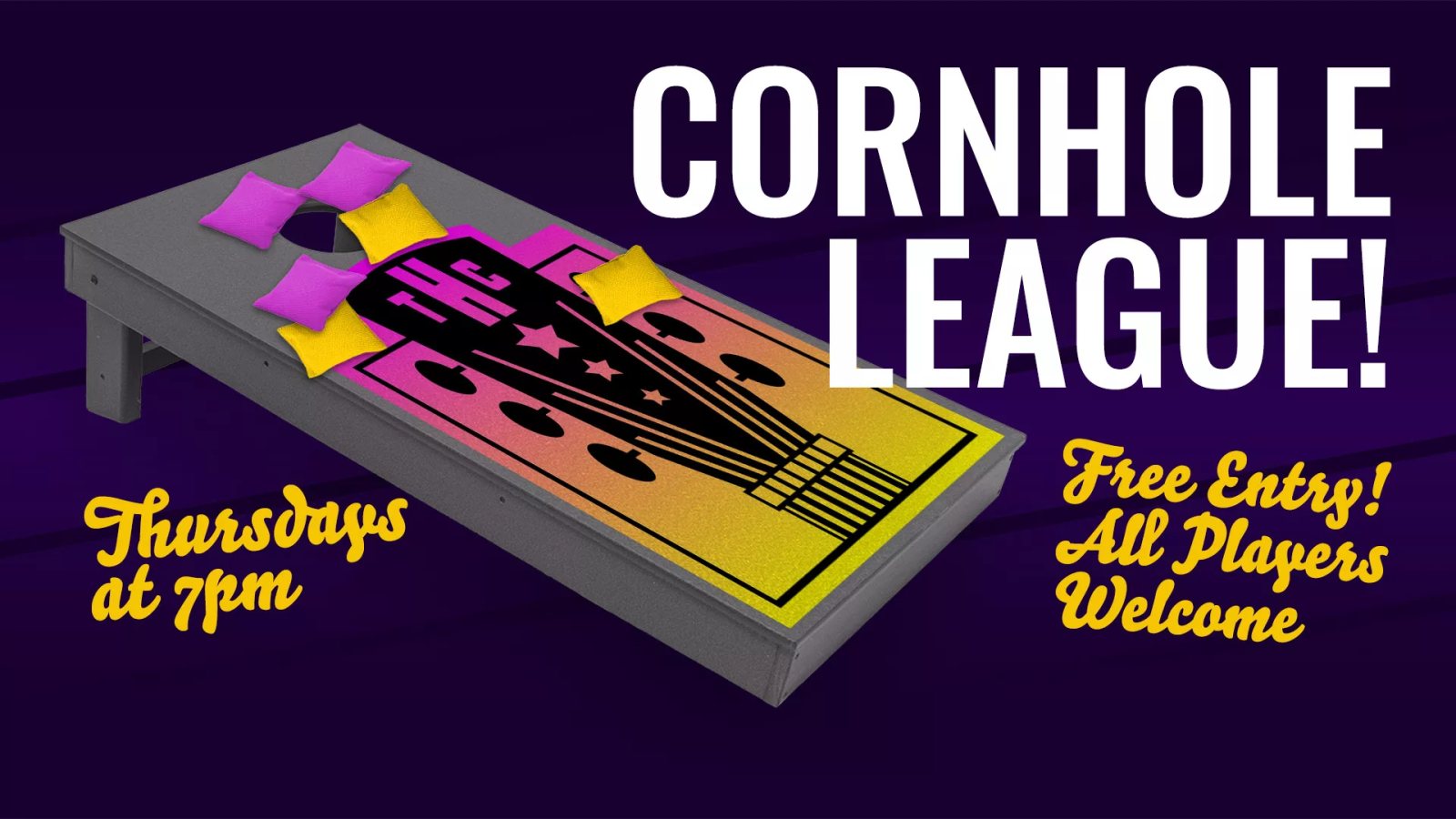 Poster: Cornhole Thursdays