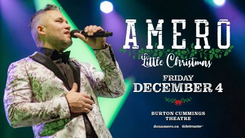 Poster: Amero Little Christmas, Burton Cummings Theatre, Dec 4