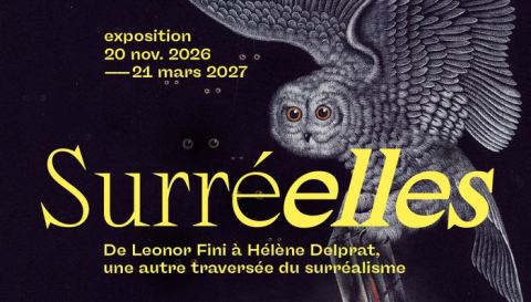 Poster: Vernissage de Surréelles. De Leonor Fini à Hélène Delprat, une autre traversée du surréalisme, Musée d'arts de Nantes, Nov 19