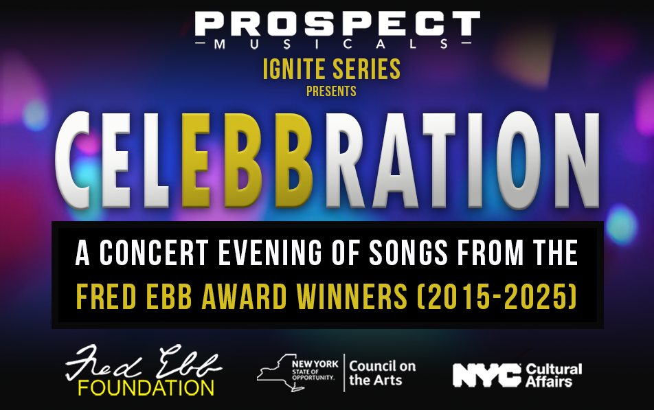 Poster: CelEBBration: A Concert of Fred Ebb Award Winners