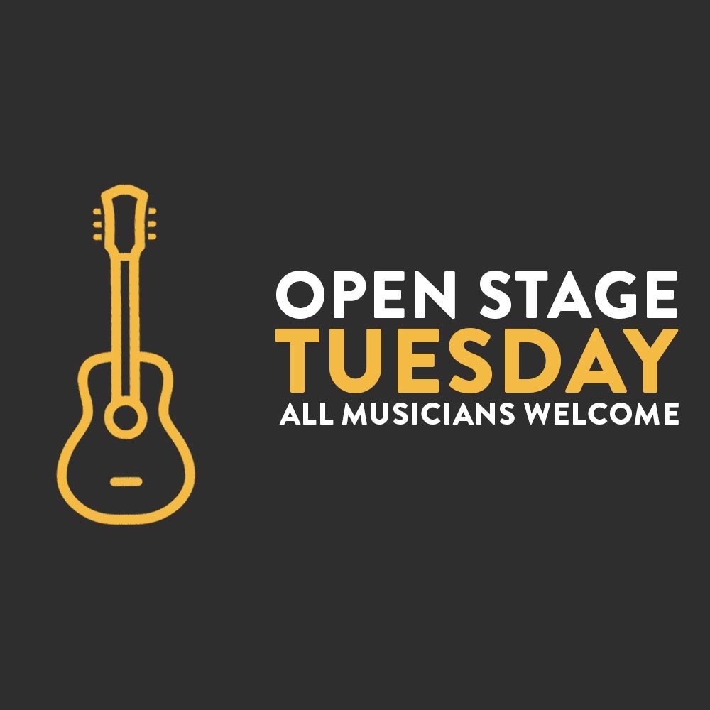 Poster: Open Stage Tuesdays at Finley's