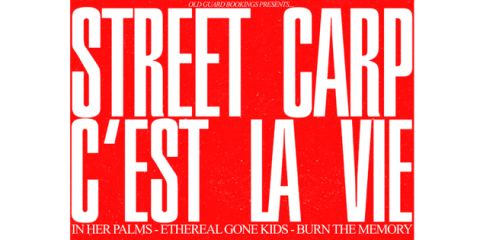 Poster: STREET CARP and C'EST LA VIE w/ In Her Palms, Ethereal Gone Kids, & Burn The Memory, The Last Chance Rock & Roll Bar, Nov 20