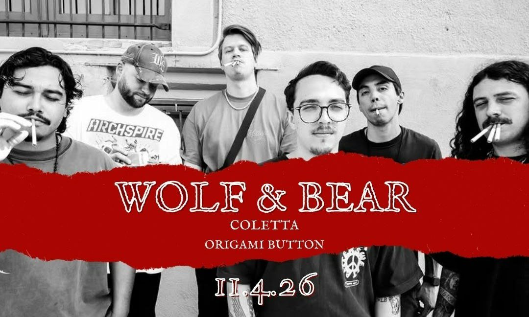 Poster: Wolf & Bear, Coletta, Origami Button