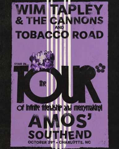 Poster: TOBACCO ROAD, Amos' Southend, Oct 29
