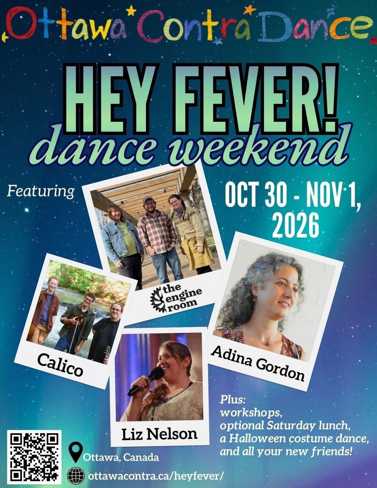 Poster: Hey Fever! dance weekend