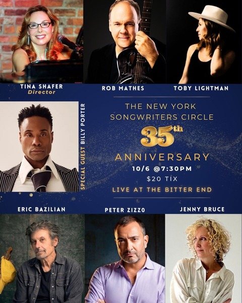 Poster: The New York Songwriters Circle 35th Anniversary