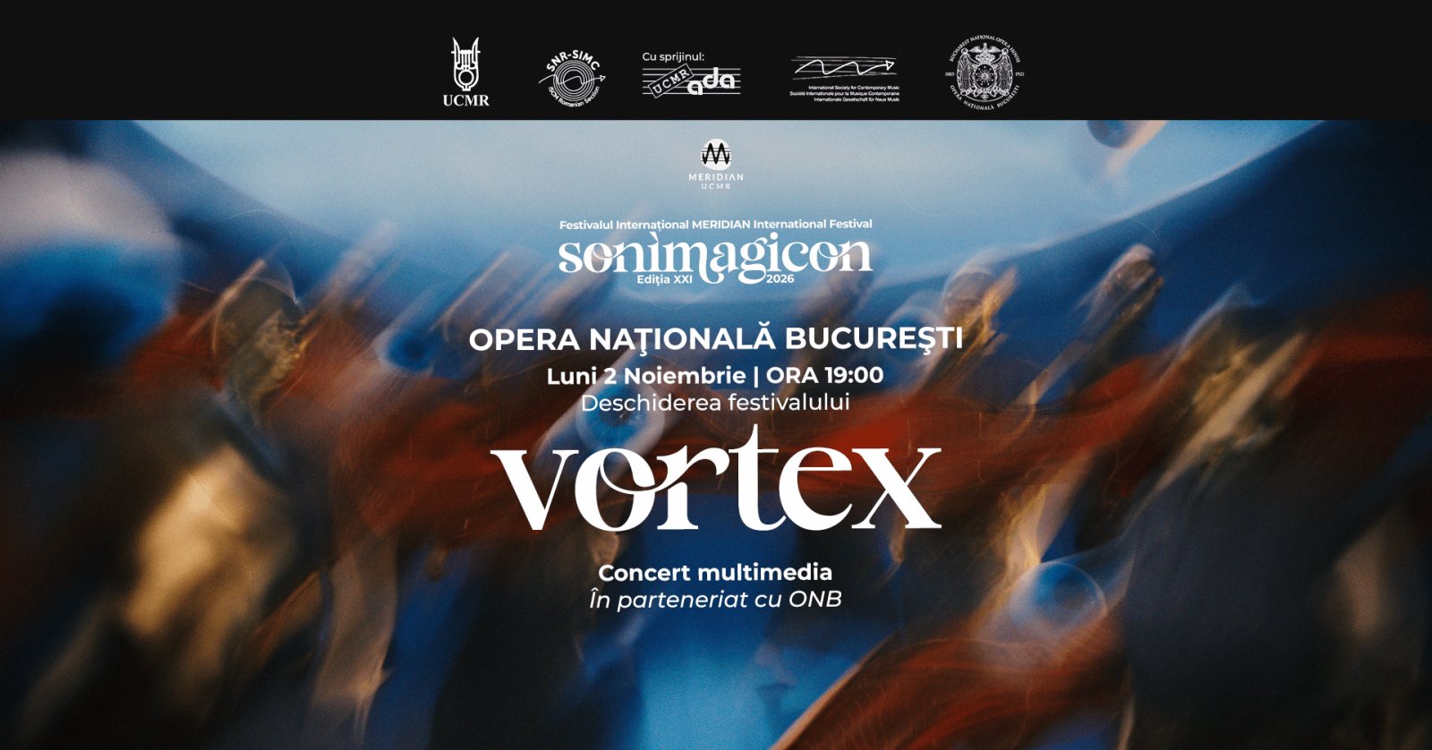 Afiș: VORTEX – Concert multimedia