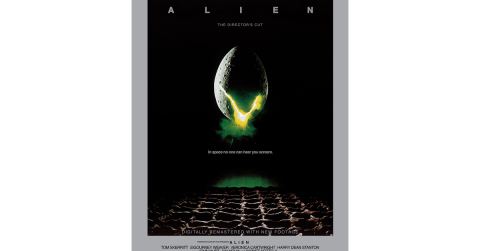 Poster: Spooky Cinema: Alien, Thinktank, Birmingham Science Museum, Oct 31