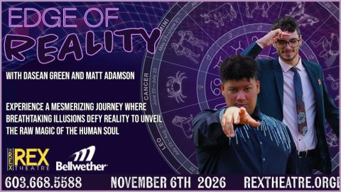 Poster: Edge of Reality Magic Show, The Rex Theatre, Nov 6