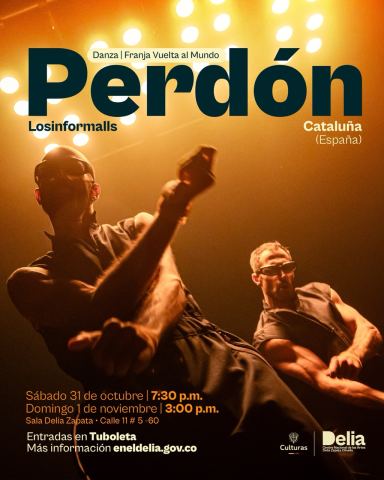 Cartel: Perdón, Centro Nacional de las Artes Delia Zapata Olivella, 31 oct