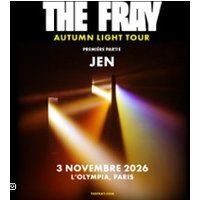 Locandina: The Fray - Autumn Light Tour, L'Olympia, 3 nov