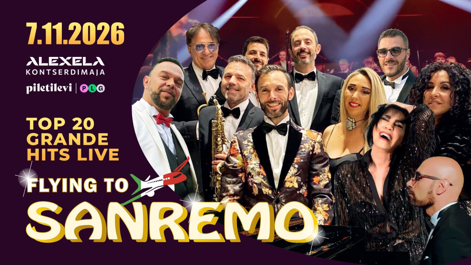 Plakat: Flying to SANREMO