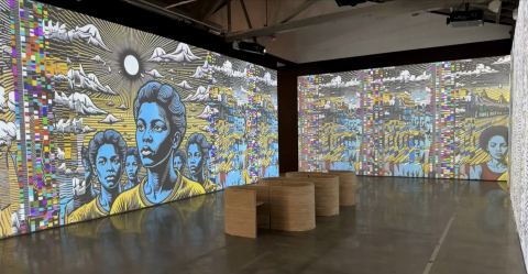 Poster: Stephanie Dinkins: Anchoring Home Member's Preview, Staten Island Museum, Nov 12