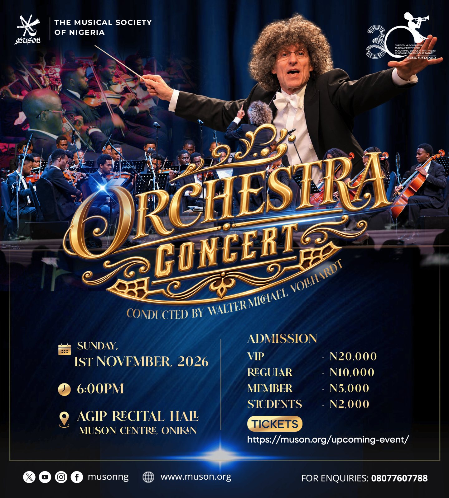 Poster: Orchestra Concert