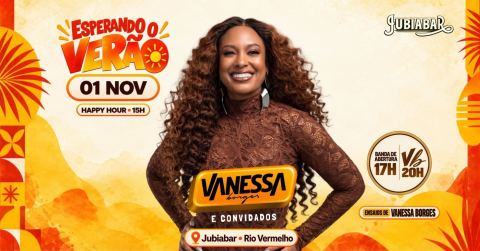 Cartaz: Esperando o Verão: Ensaios de Vanessa Borges, Jubiabar, 1 de nov.