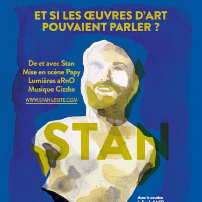 Affiche : Stan – Et si les oeuvres d'art pouvaient parler ?, Café-théâtre Le Bacchus, 18 nov.