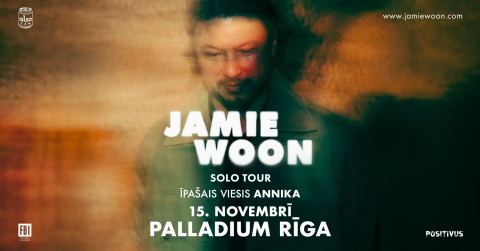 Afiša: Jamie Woon, Palladium Rīga, 15. nov.