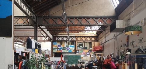 Affiche : Les samedis a la ressourcerie, 13 bis rue Girié, 24 oct.