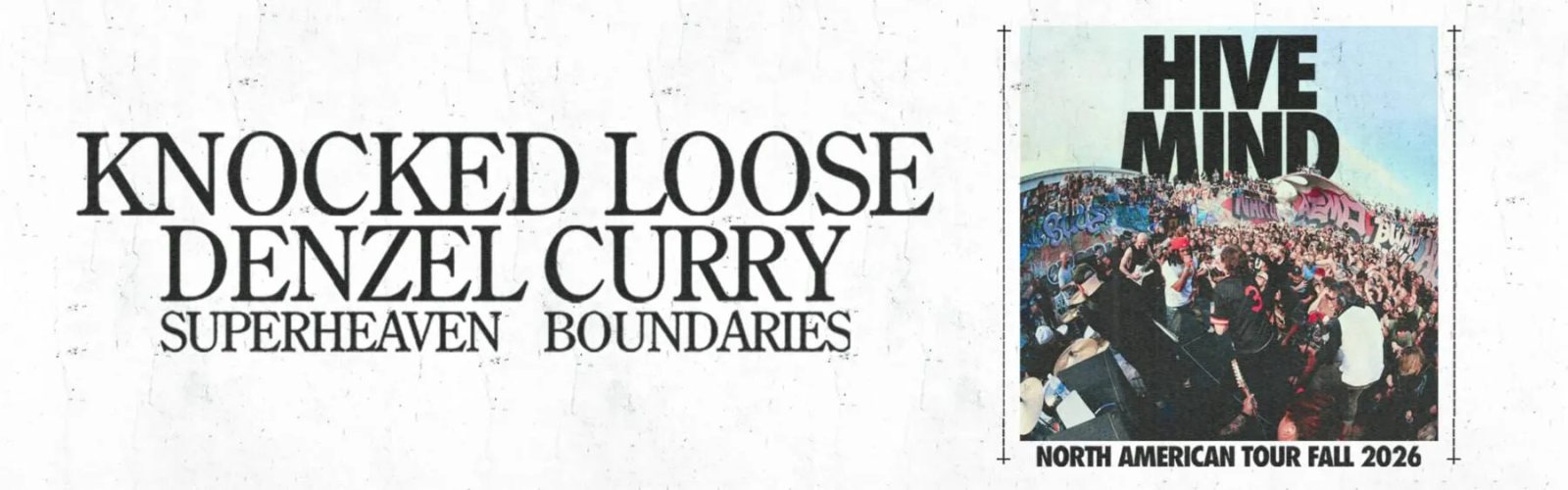 Poster: Knocked Loose & Denzel Curry