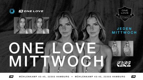 Plakat: ONE LOVE MITTWOCH, Circle Club, 28. Okt.