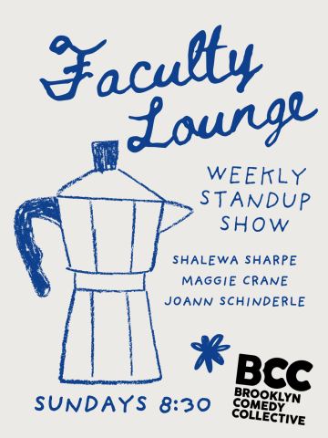Poster: Faculty Lounge, Brooklyn Comedy Collective, Nov 2