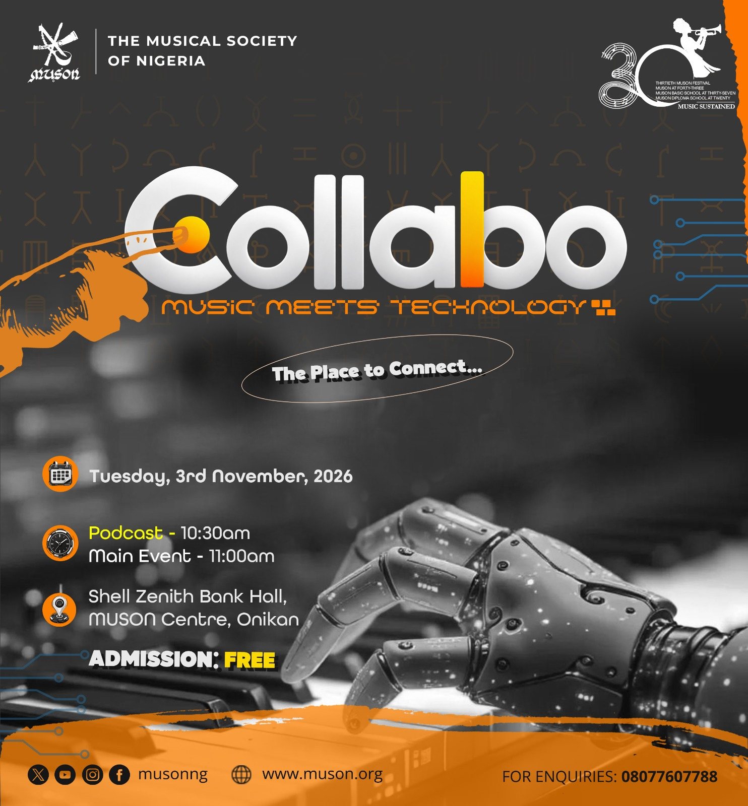 Poster: Collabo: Music Meets Technology
