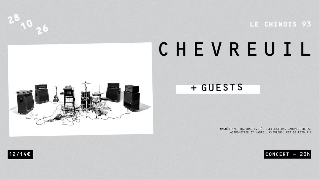 Poster: CHEVREUIL + GUESTS