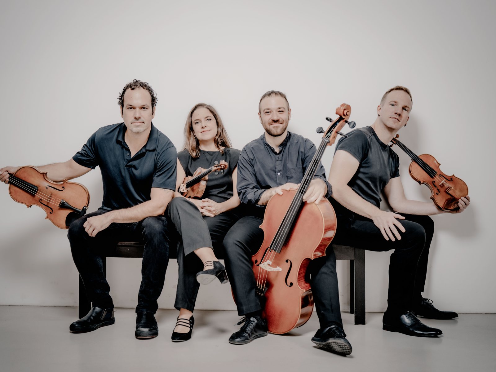 Poster: Darmstadt at 80 Festival: Mivos Quartet plays Rebecca Saunders and Herbert Brün // GBSR Duo // Yaron Deutsch
