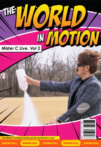 Poster: MISTER C Live - World of Motion, The Ridgefield Playhouse, Nov 13