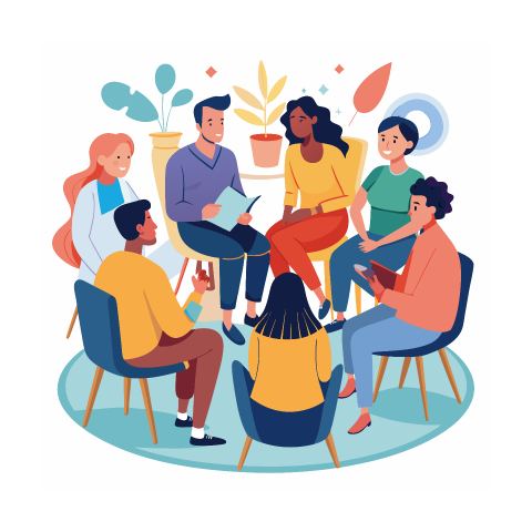 Poster: Atelier de conversation, Bibliothèque de Bellecroix, Nov 13
