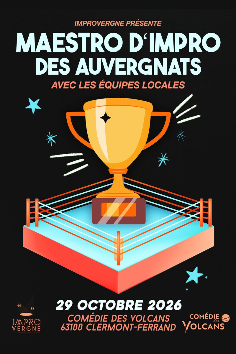 Affiche : MAESTRO D'IMPRO – DES AUVERGNATS