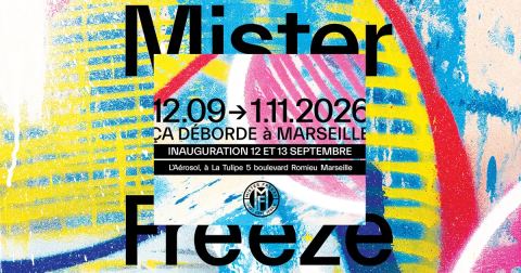 Poster: Mister Freeze, L'Aérosol la Tulipe, Sep 12
