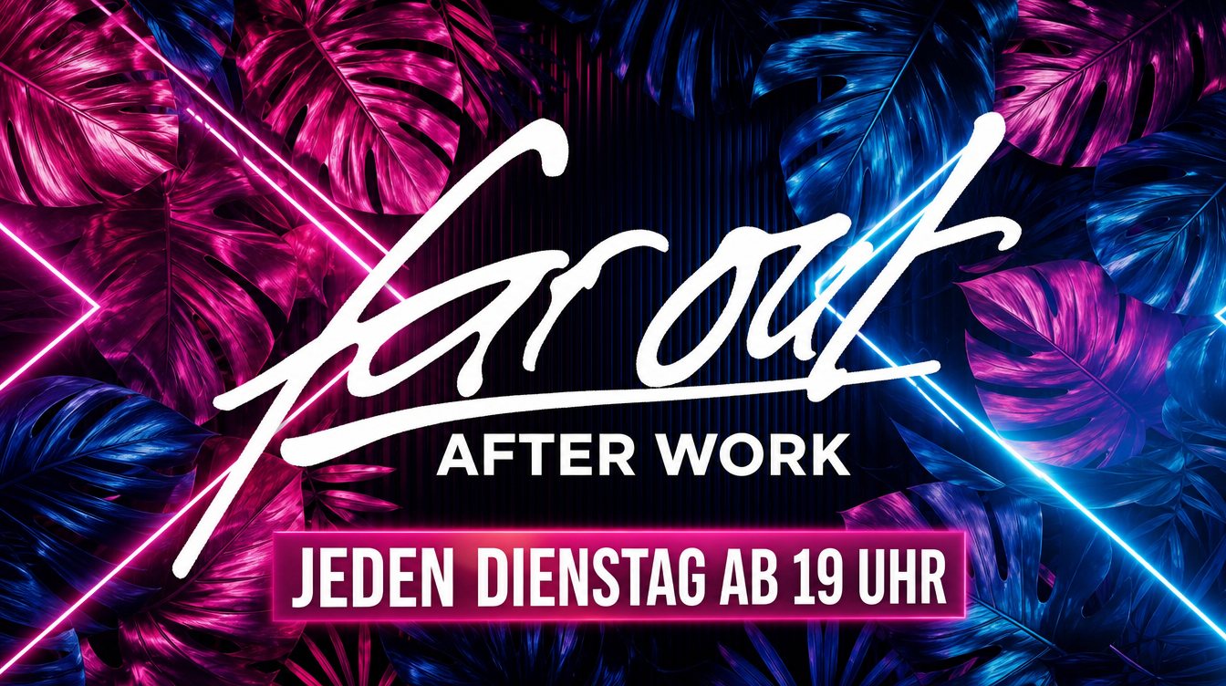 Plakat: FAR OUT AFTER WORK