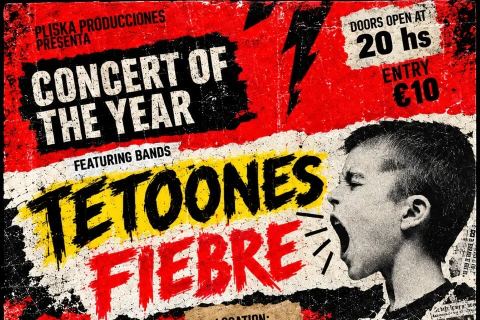 Poster: TETOONES + FIEBRE, Es Gremi, Nov 1