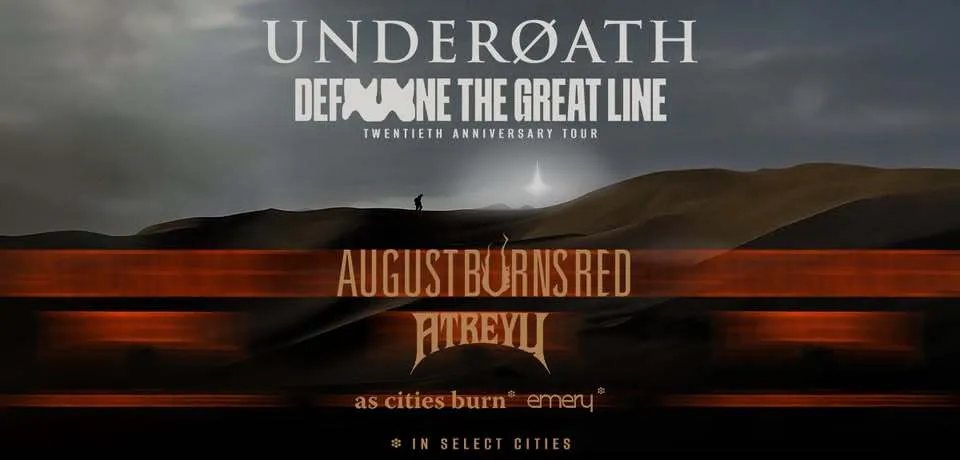 Poster: Underoath, August Burns Red & Atreyu