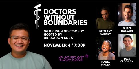 Poster: Doctors Without Boundaries, Caveat, Nov 4