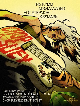 Poster: Iris Kymm, MiSSMANAGED, Hot Stepmom, Kissmark