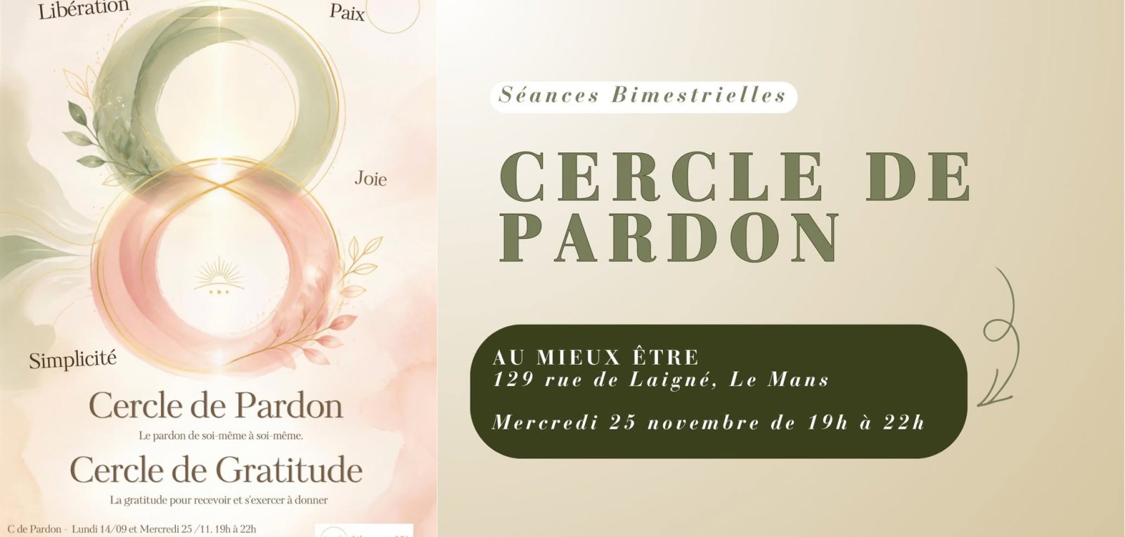 Affiche : Cercle de Pardon