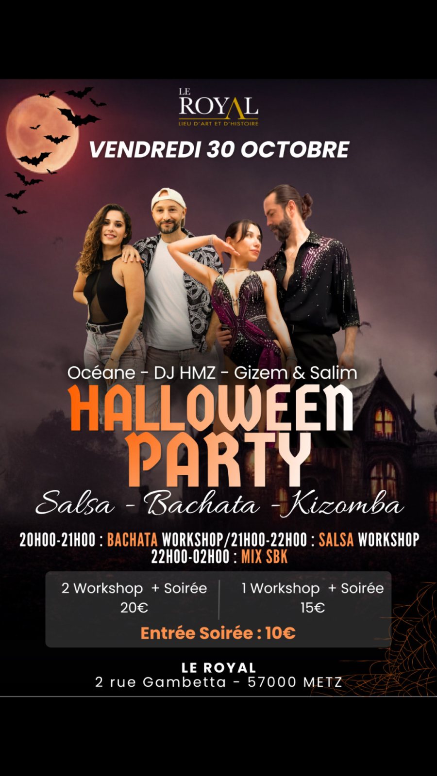 Affiche : Soirée SBK Halloween