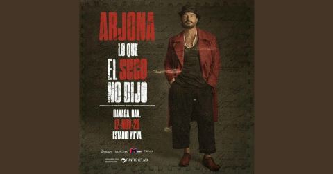 Poster: Ricardo Arjona — Lo Que El Seco No Dijo, Estadio Yu’Va, Nov 12