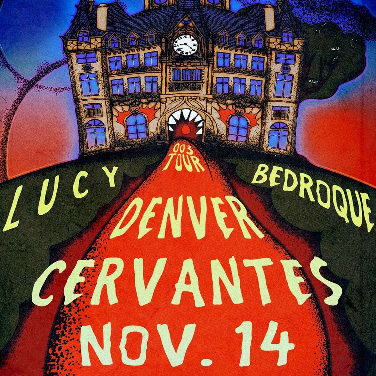 Poster: Lucy Bedroque w/ pinponpanpon