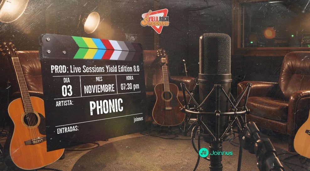Cartel: Yield Live Sessions Nro. 8 Presenta: Phonic
