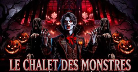 Affiche : Le Chalet Des Monstres Halloween Party Geante + De 2500 M2, Chalet du lac, 31 oct.