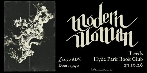 Poster: Modern Woman, Hyde Park Book Club, Oct 27